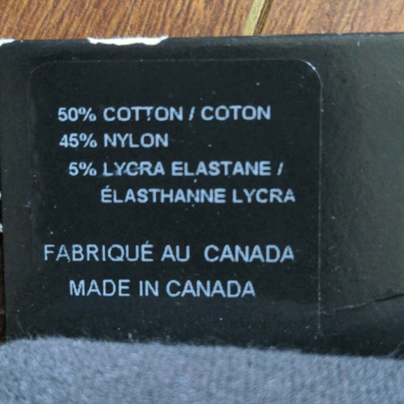 NWT Simons Grey Cotton Tights - Picture 5 of 5